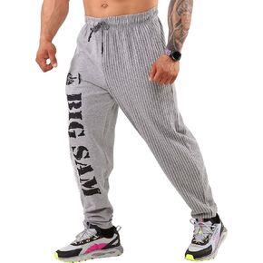 BIG SAM SPORTSWEAR COMPANY Men's Sweatpants with Pockets, Men's Bodybuilding Workout Comfort Design Baggy Muscle Pant