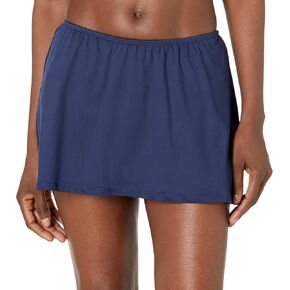 Solid Skirted Hipster Bikini Swimsuit Bottom