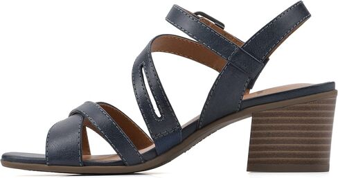 WHITE MOUNTAIN Women's Let Go Block Heel Sandal in Saudi Arabia