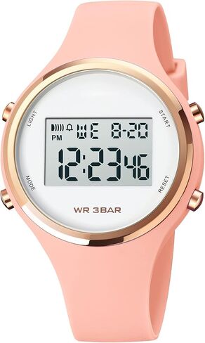 Gosasa Outdoor Sport Women Watches Fashion Ladies Casual Watch Calendar Week Display Alarm Waterproof Rubber Strap LED Digital Watch in Saudi Arabia