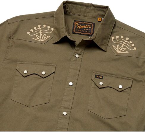 قميص Snap-shirt فاخر للرجال من Howler Brothers، Ocahui in Kuwait