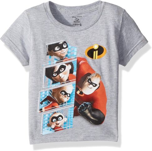 تي شيرت Disney Kids The Incredibles 2 Character Panel قصير الأكمام in Saudi Arabia