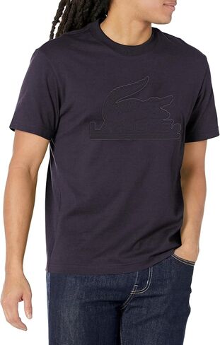 Lacoste Men's Short Sleeve Puffed Croc T-Shirt in Saudi Arabia