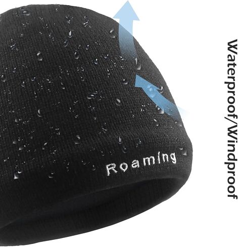 قبعة صغيرة شتوية مقاومة للماء ومقاومة للرياح، قبعة متماسكة أغطية رأس ناعمة مترهلة، رائعة للارتداء اليومي والتزلج وصيد الأسماك والمشي والرحلات in Kuwait