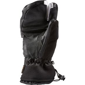 قفاز التزلج ساراناك بريمال كلو مع راحة جلدية، أسود/أبيض - مقاسات متعددة in Kuwait