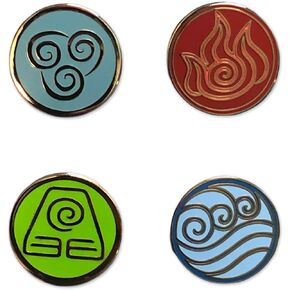 The Four Bending Arts Pin Set - Avatar The Last Airbender Collectible Pins in Saudi Arabia