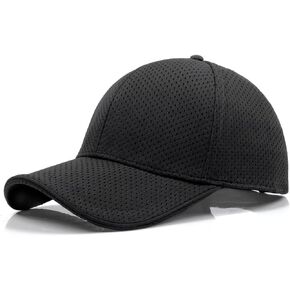 Zylioo XXL Oversize Baseball Mesh Cap,Large Structured Dad Cap,Adjustable Breathable Summer Hat