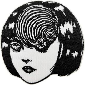 Cute-Patch Uzumaki Anime Series Embroidered Iron On Patch Horror Movie in Saudi Arabia