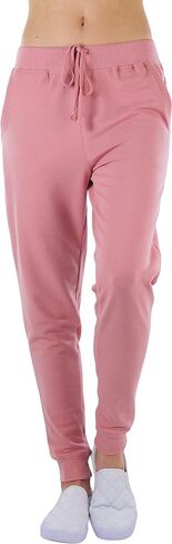 ToBeInStyle Women's Solid Print French Terry Jogger Pants in Saudi Arabia