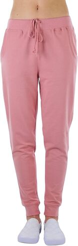 ToBeInStyle Women's Solid Print French Terry Jogger Pants in Saudi Arabia