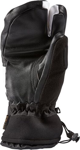 قفاز التزلج ساراناك بريمال كلو مع راحة جلدية، أسود/أبيض - مقاسات متعددة in Kuwait