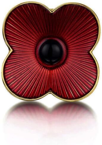 دبابيس بروش بتصميم زهرة الخشخاش لذكرى الجندي البطل هدية يوم الذكرى للنساء والرجال، مجوهرات يوم الذكرى للمحاربين القدامى، معدن، بدون احجار كريمة in Kuwait