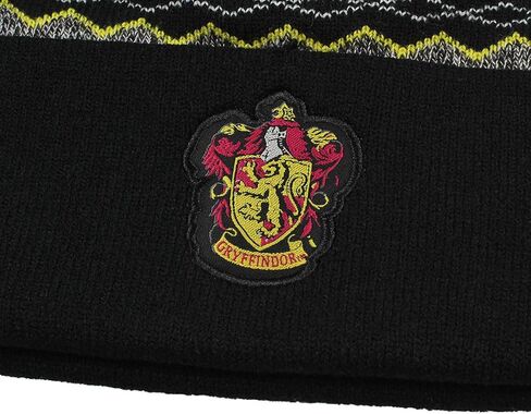 Harry Potter Gryffindor Cuff Pom Beanie Black in Saudi Arabia