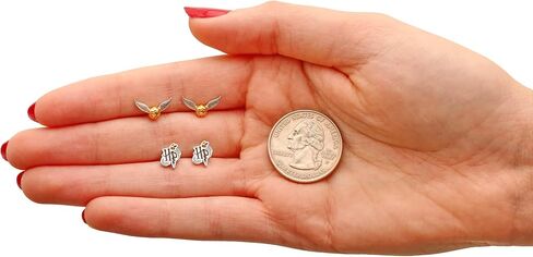Harry Potter Silver Plated Stud Earrings in Saudi Arabia