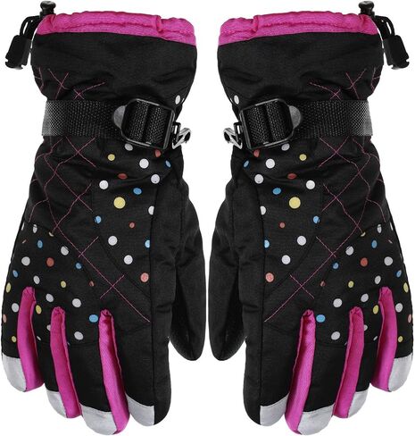 SATINIOR Women Winter Ski Gloves Waterproof Windproof Snow Gloves Warm Snowboard Gloves for Cold Weather Outdoor Activities in Saudi Arabia