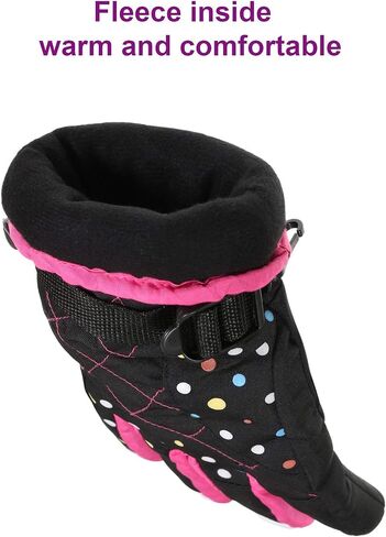 SATINIOR Women Winter Ski Gloves Waterproof Windproof Snow Gloves Warm Snowboard Gloves for Cold Weather Outdoor Activities in Saudi Arabia