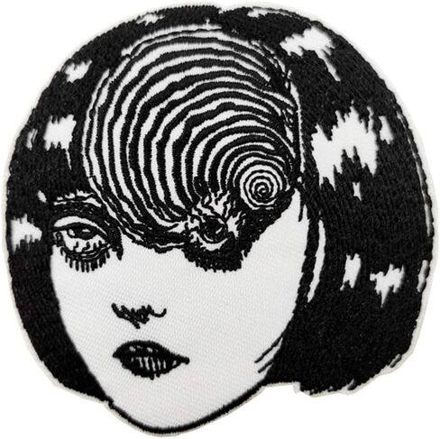 سلسلة الرسوم المتحركة Uzumaki مطرزة بالكي على رقعة فيلم الرعب هالوين in Saudi Arabia