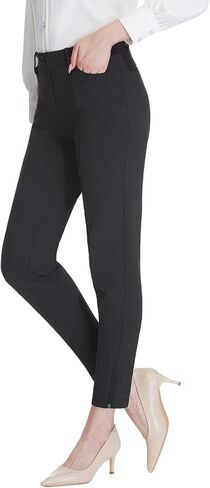 تاباتا سروال نسائي مفتوح الكاحل نحيف صغير/عادي/طويل الطول بنطلون عمل غير رسمي للمكتب 26 بوصة/28 بوصة/30 بوصة درزة داخلية in Kuwait