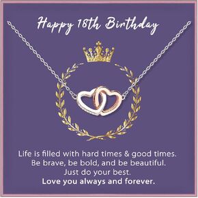 SOLINFOR 18th Birthday Gifts for Girls, 18 Year Old Girl Birthday Gifts, Jewelry Gifts for 18 Year Old Girl - Sterling Silver Necklace in Kuwait