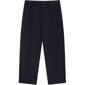 ASSUAL Women's Straight Leg Dress Pants, Relaxed Fit Business Casual Trousers with Pockets