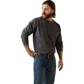 ARIAT Men's Fr Air Refinery Row Graphic Henley Top in Saudi Arabia