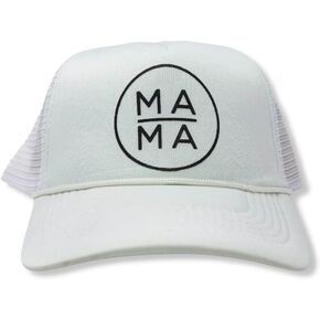 Circle Mama Trucker Hat in White, Grey, or Black in Saudi Arabia