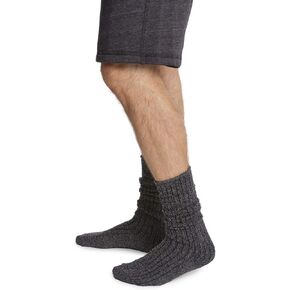 Barefoot Dreams CozyChic Men Ribbed Socks Heathered, Crew Socks in Saudi Arabia