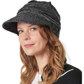 CHARM Organic Cotton Slouchy Visor Beanie - Women Slouch Hat Mens Baggy Knit Chemo Hat
