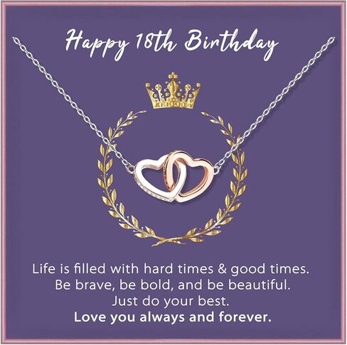 SOLINFOR 18th Birthday Gifts for Girls, 18 Year Old Girl Birthday Gifts, Jewelry Gifts for 18 Year Old Girl - Sterling Silver Necklace in Kuwait