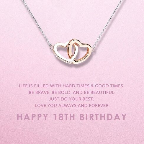 SOLINFOR 18th Birthday Gifts for Girls, 18 Year Old Girl Birthday Gifts, Jewelry Gifts for 18 Year Old Girl - Sterling Silver Necklace in Kuwait