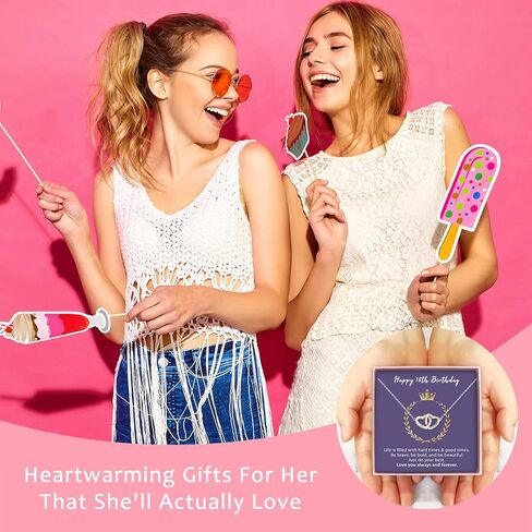 SOLINFOR 18th Birthday Gifts for Girls, 18 Year Old Girl Birthday Gifts, Jewelry Gifts for 18 Year Old Girl - Sterling Silver Necklace in Kuwait