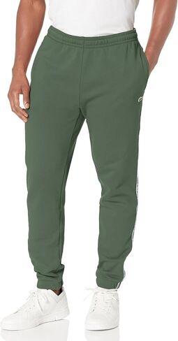 Lacoste Men's Tapered Fit Track Trouser Pant W Side Leg Logo Taping in Saudi Arabia