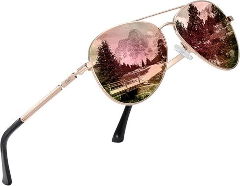 DUCO Aviator Sunglasses for Men Women Vintage Polarized Sun Glasses Mirrored Lens Metal Frame Designer Shades 3025K in Saudi Arabia