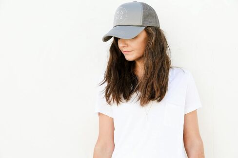 Circle Mama Trucker Hat in White, Grey, or Black in Saudi Arabia