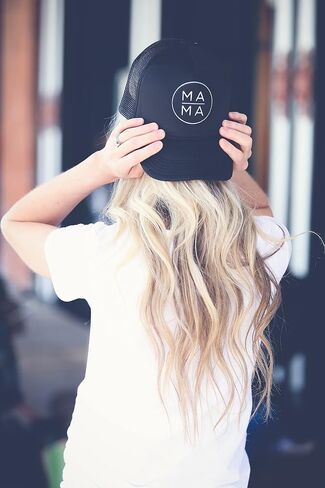 Circle Mama Trucker Hat in White, Grey, or Black in Saudi Arabia