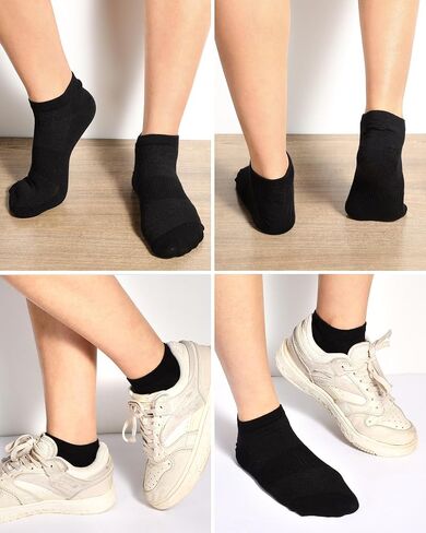 Vabean 48 Pairs No Show Socks Women Men Bulk Low Cut Ankle Sock Reusable Cotton Sock Thin Short Athletic Sock Size 9-11 in Saudi Arabia