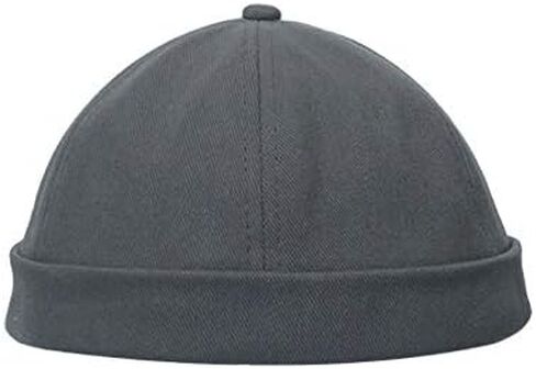 Docker Cap Brimless Hat for Men Women Beanie Rolled Cuff Retro Skullcap Miki Hat in Kuwait