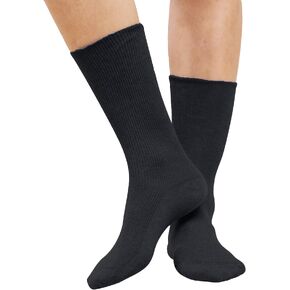 Cottonique Latex-Free Organic Cotton Crew Socks for Allergic Contact Dermatitis (2pairs/pack)