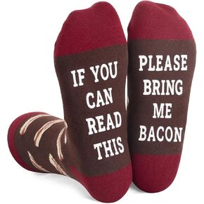 Zmart Funny Socks for Men Women Teens, If You Can Read This Socks Novelty Crazy Gifts