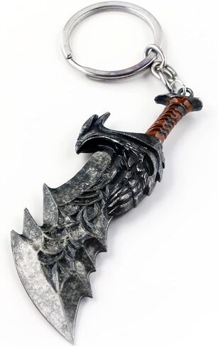 SONGCHANGJEWELRY سلاسل مفاتيح God Of War Ragnarok - شفرات كريتوس من الفوضى سلسلة مفاتيح معدنية كوسبلاي - هدايا للرجال والمراهقين in Kuwait