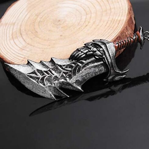 SONGCHANGJEWELRY سلاسل مفاتيح God Of War Ragnarok - شفرات كريتوس من الفوضى سلسلة مفاتيح معدنية كوسبلاي - هدايا للرجال والمراهقين in Kuwait
