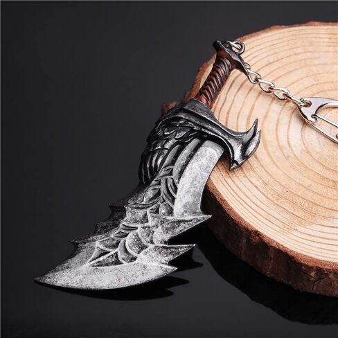 SONGCHANGJEWELRY سلاسل مفاتيح God Of War Ragnarok - شفرات كريتوس من الفوضى سلسلة مفاتيح معدنية كوسبلاي - هدايا للرجال والمراهقين in Kuwait