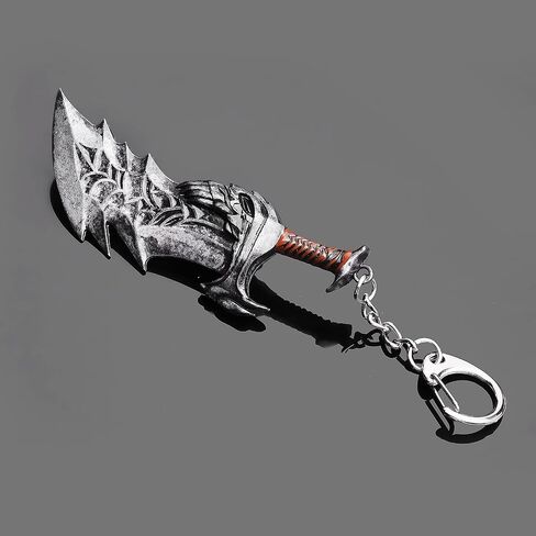 SONGCHANGJEWELRY سلاسل مفاتيح God Of War Ragnarok - شفرات كريتوس من الفوضى سلسلة مفاتيح معدنية كوسبلاي - هدايا للرجال والمراهقين in Kuwait
