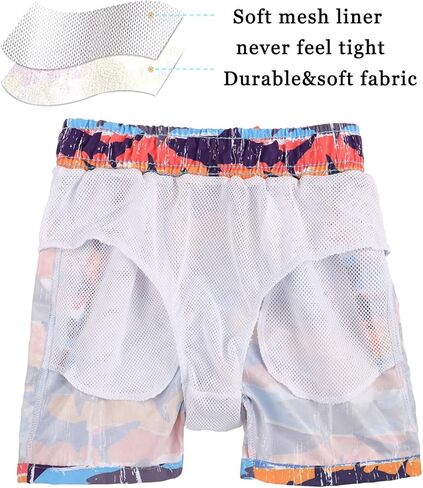 MSGRAY قطعتان من سراويل السباحة للأطفال الصغار الأولاد الصغار ملابس سباحة سريعة الجفاف للصيف والشاطئ in Kuwait