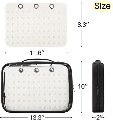 PACMAXI Shoe Charms Organizer, Croc Charms Display Holder with 5 Pages, Portable Travelling Storage Bag for Shoe Charms Shoe Charms Collection Book (Croc Charms Not Included) in Kuwait