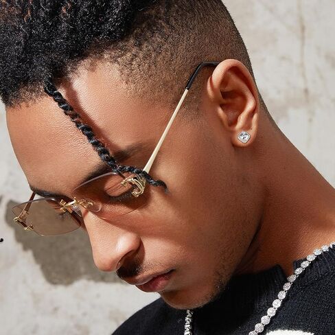 ADRAMATA أقراط للنساء من الفضة الاسترليني أقراط بريليانت مقلد الماس أقراط هيبوالرجينيك S925 آخر كبير مستدير مربع دمعة مكعب زركونيا هالة أقراط للرجال والنساء in Kuwait