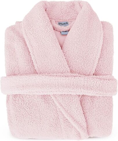 Plush Microfiber Robe - Soft, Warm, and Lightweight - Full Length in Saudi Arabia