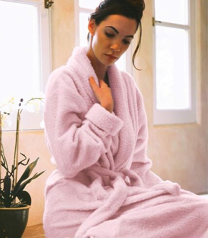 Plush Microfiber Robe - Soft, Warm, and Lightweight - Full Length in Saudi Arabia