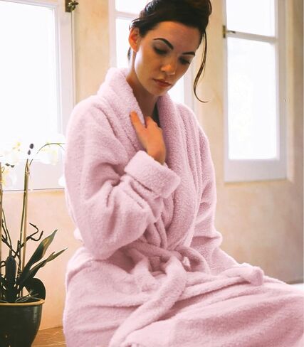 Plush Microfiber Robe - Soft, Warm, and Lightweight - Full Length in Saudi Arabia