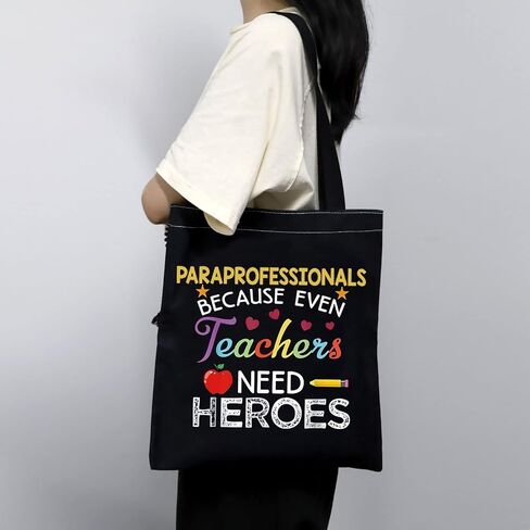 هدايا MBMSO Paraprofessional حمل حقيبة المعلم Paraprofessional تقدير الهدايا هدايا مساعد التدريس (Paraprofessional TB-أسود) in Kuwait